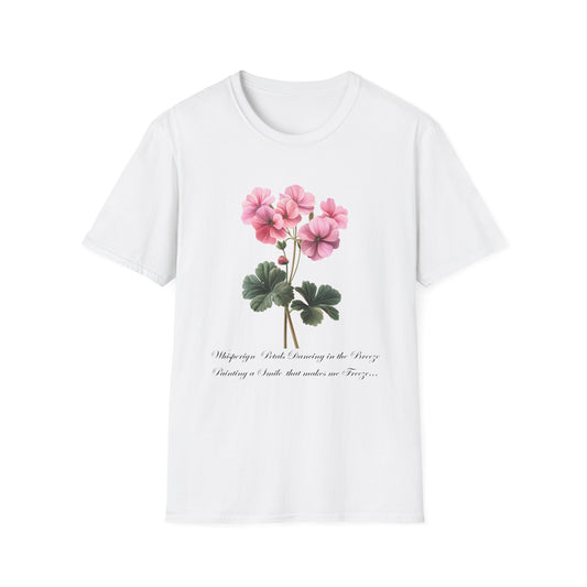 Botanical Inspirational T-Shirt - Floral Uplifting Quote