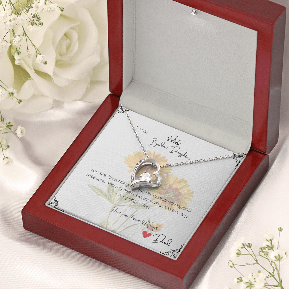 Love Necklace Gift for Daughter from Dad