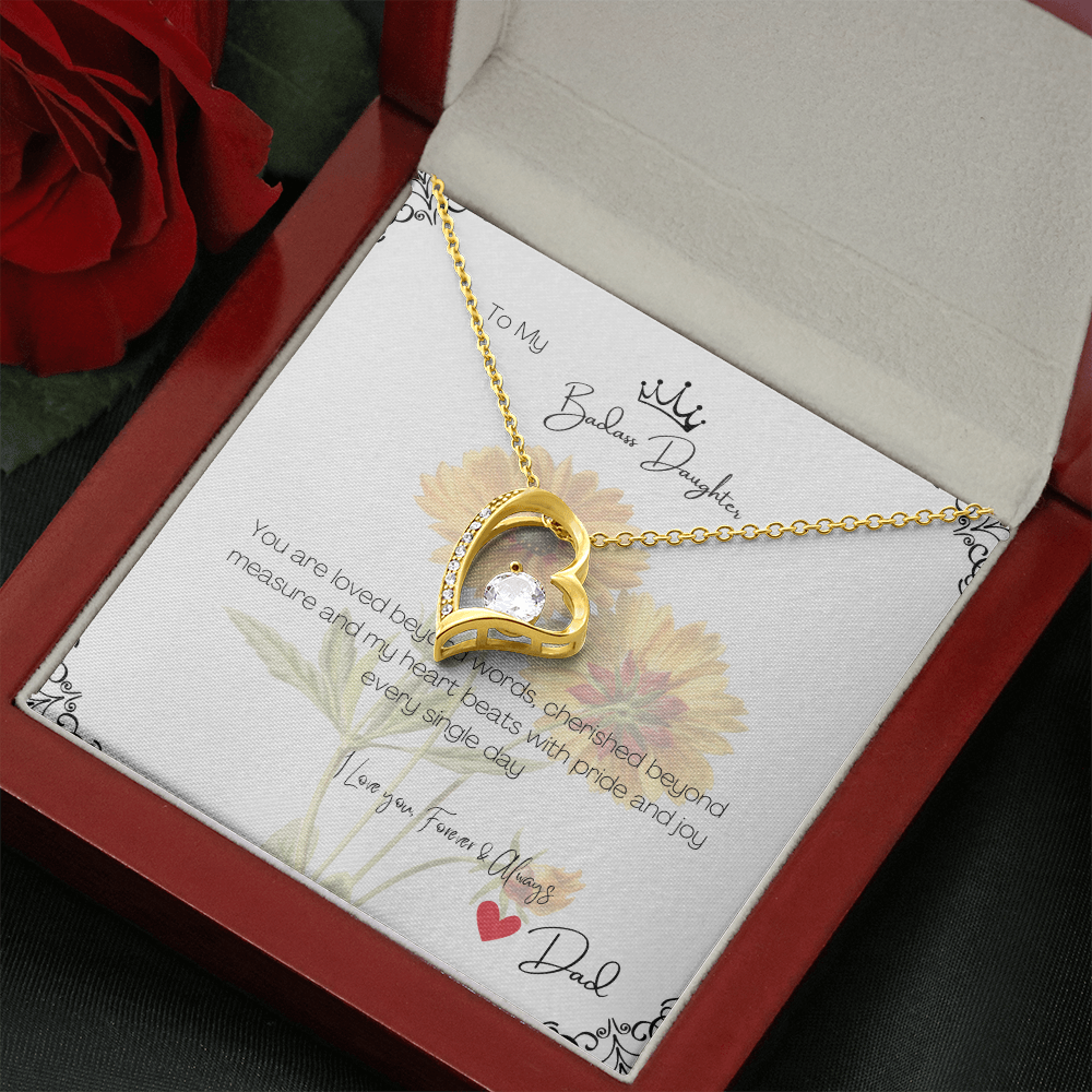 Love Necklace Gift for Daughter from Dad