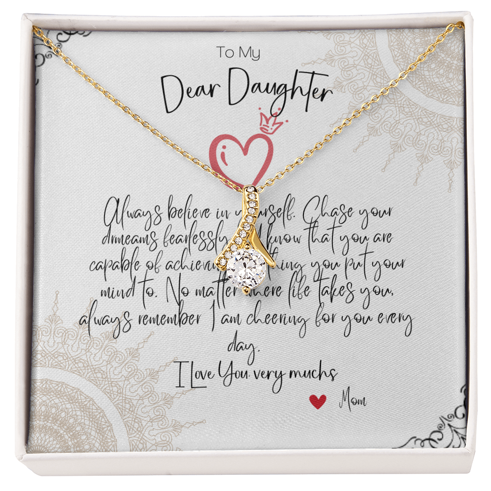 Love Necklace Gift for Daughter from Mom.