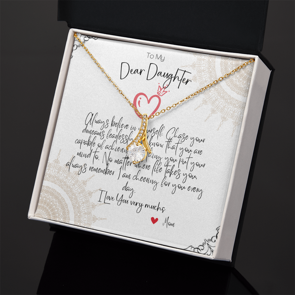 Love Necklace Gift for Daughter from Mom.