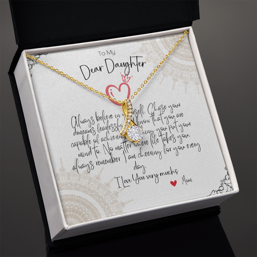 Love Necklace Gift for Daughter from Mom.