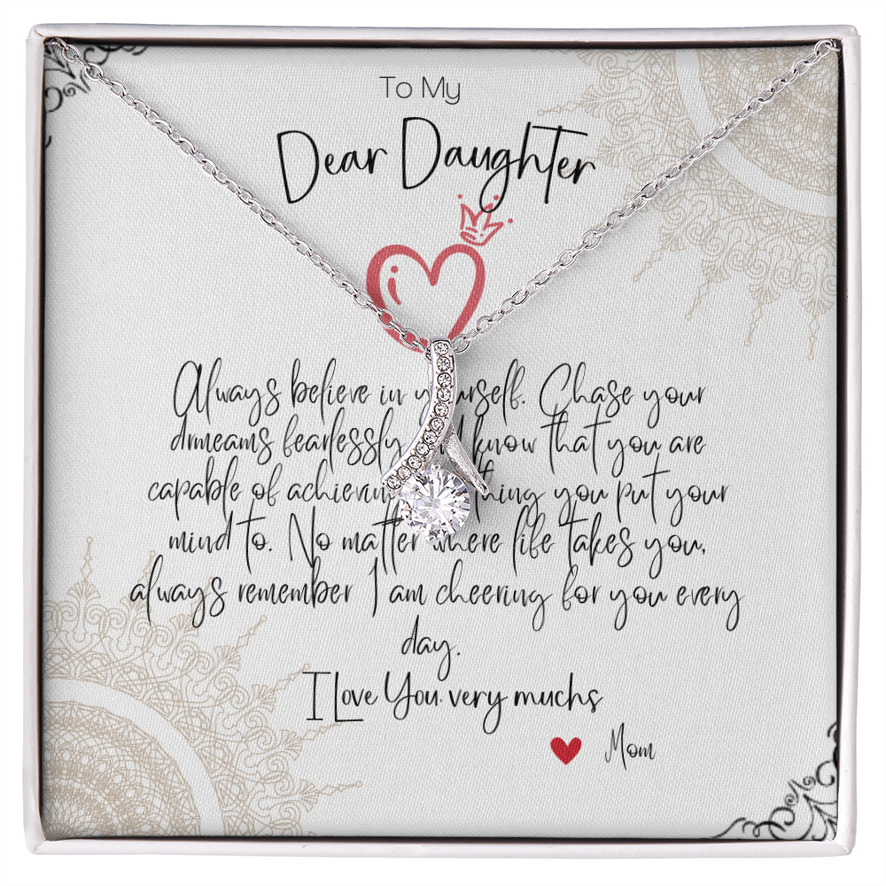Love Necklace Gift for Daughter from Mom.