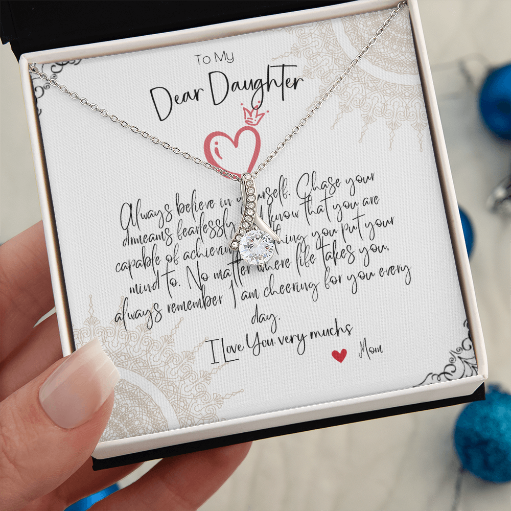 Love Necklace Gift for Daughter from Mom.