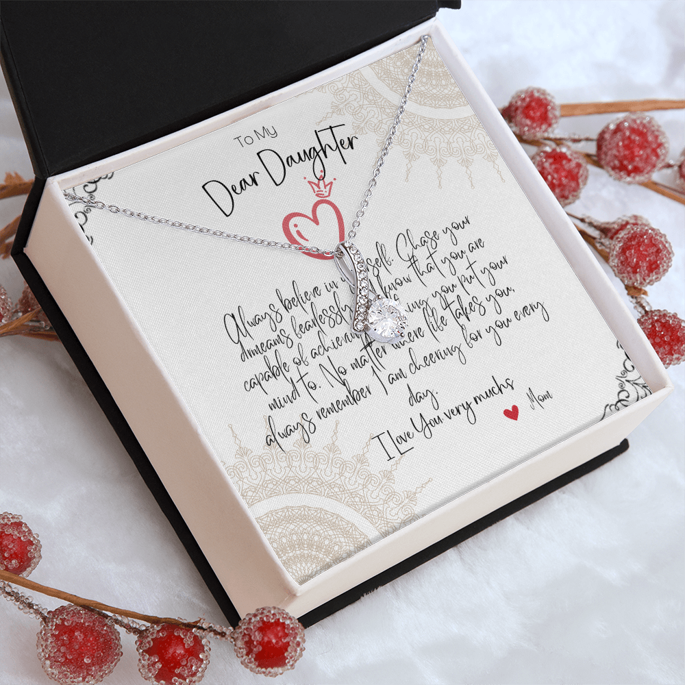 Love Necklace Gift for Daughter from Mom.