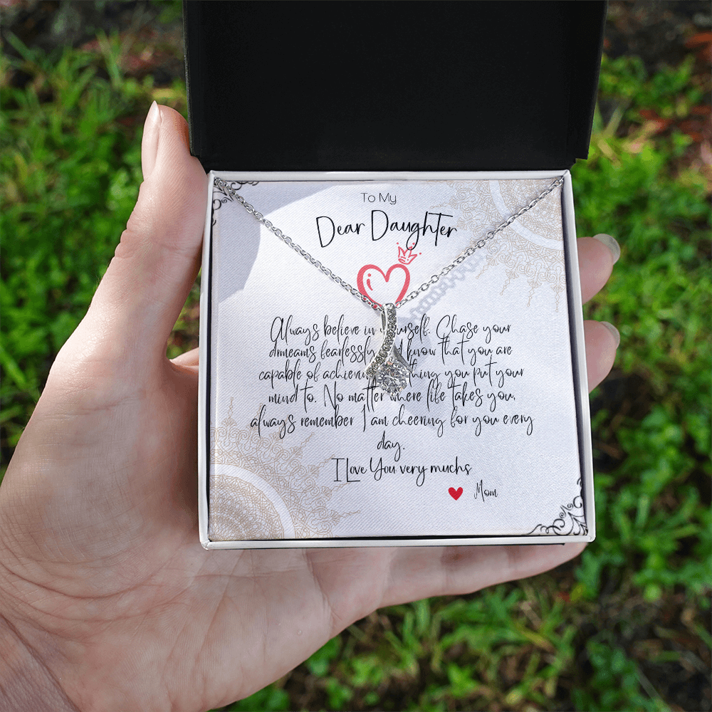 Love Necklace Gift for Daughter from Mom.