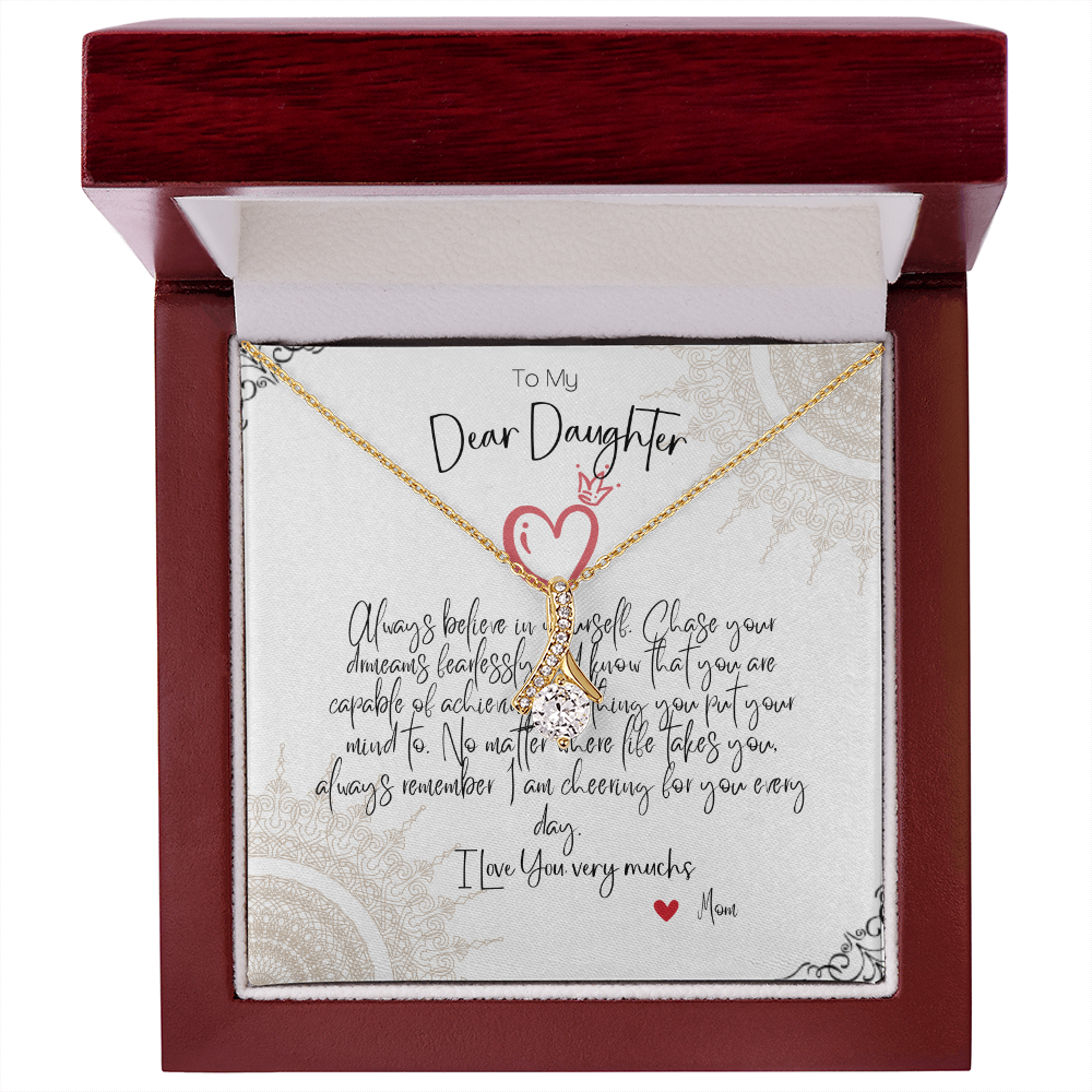Love Necklace Gift for Daughter from Mom.