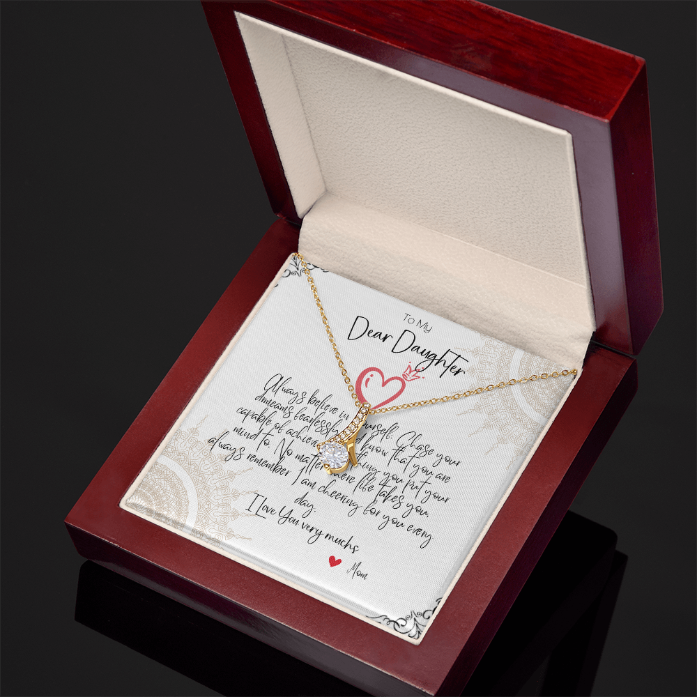 Love Necklace Gift for Daughter from Mom.