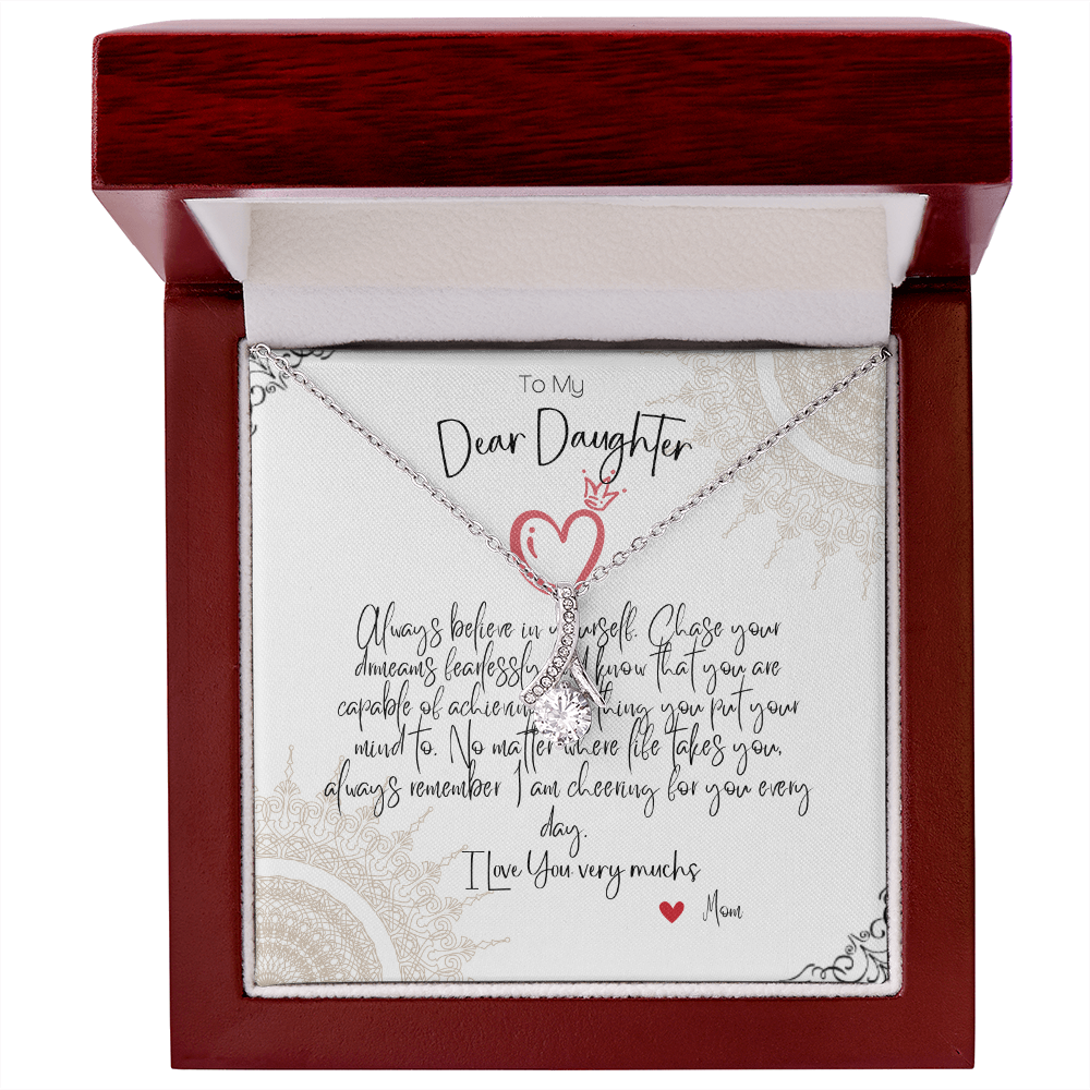 Love Necklace Gift for Daughter from Mom.