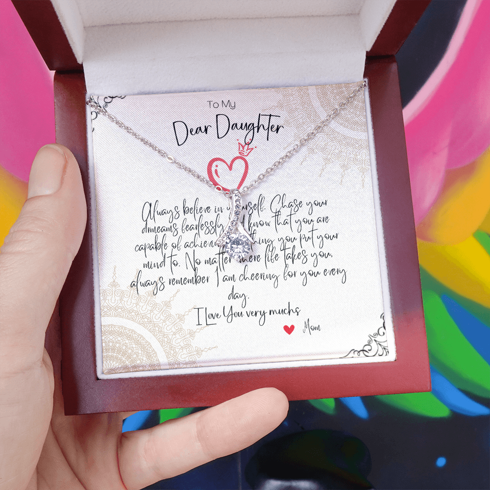 Love Necklace Gift for Daughter from Mom.