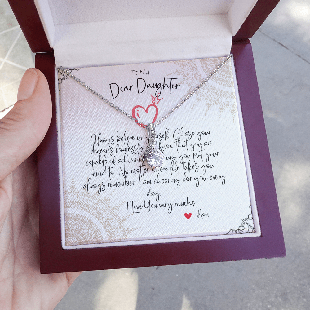 Love Necklace Gift for Daughter from Mom.