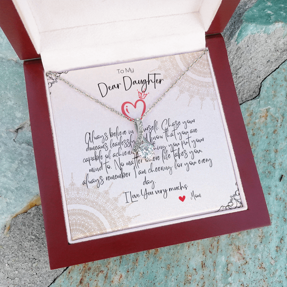 Love Necklace Gift for Daughter from Mom.