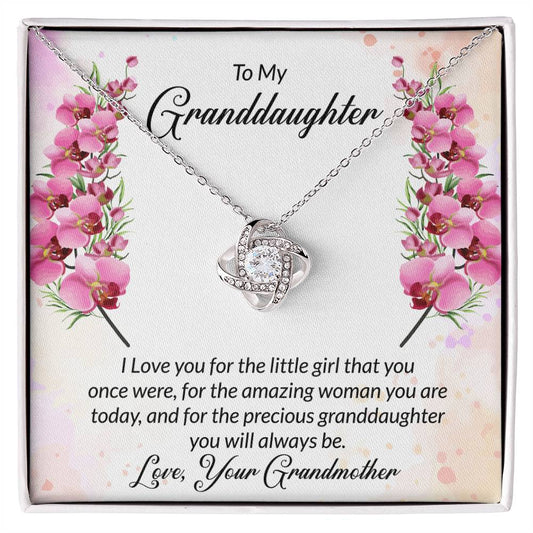 Love Knot Necklace For Granddaughter