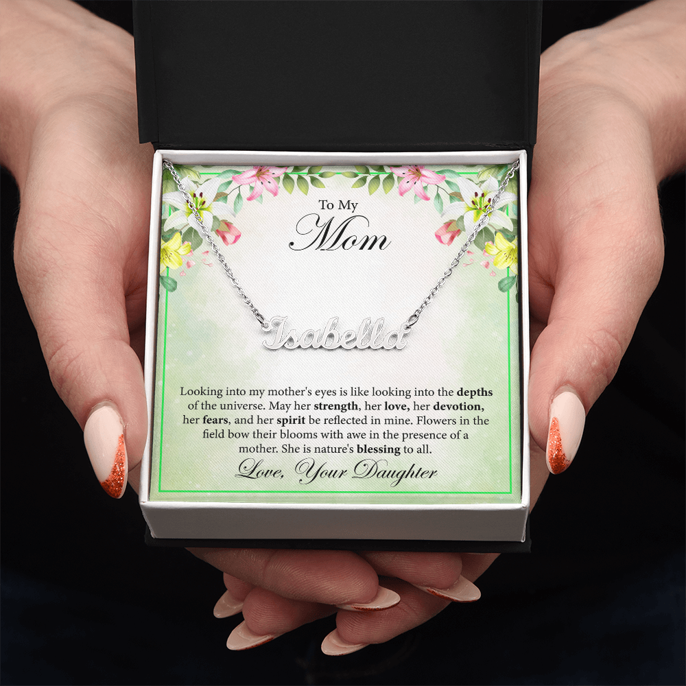 Custom Name Necklace For Mom