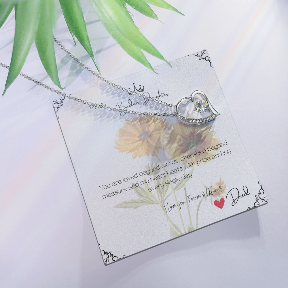 Love Necklace Gift for Daughter from Dad