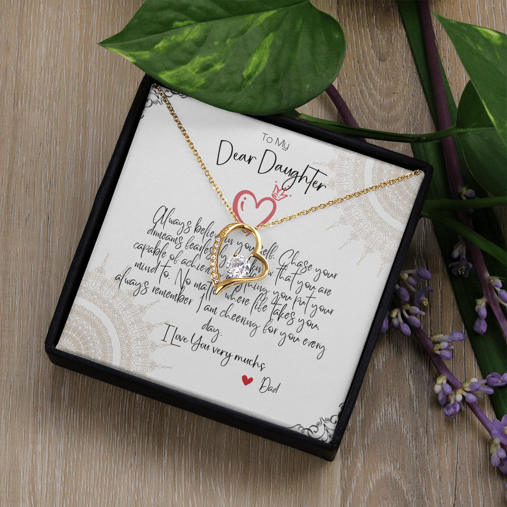 Gift for Daughter, Love necklace Pendant.